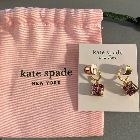Kate Spade glitter earrings